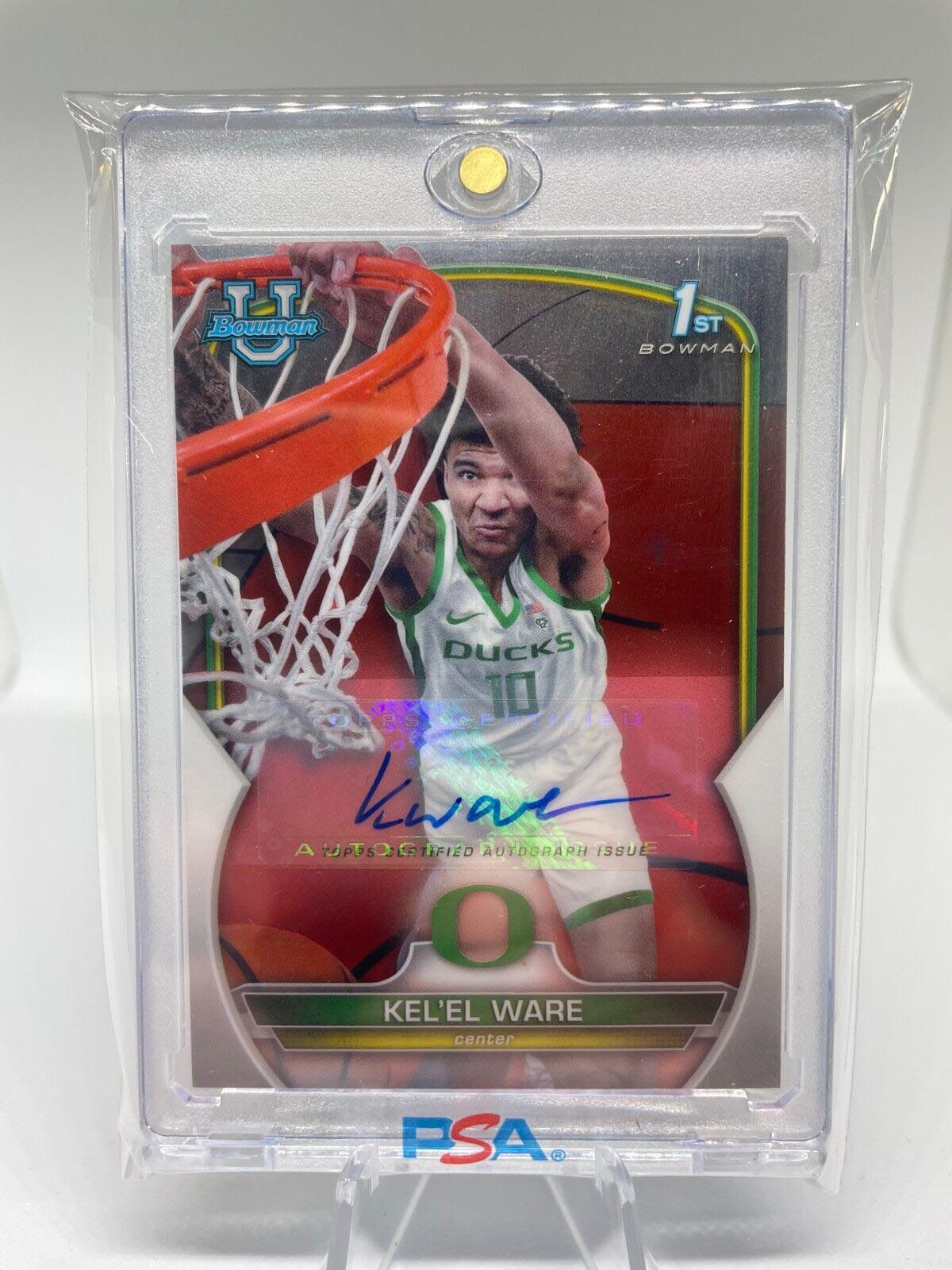 2022-23 Bowman University Chrome Kel'El Ware Rookie Auto #68