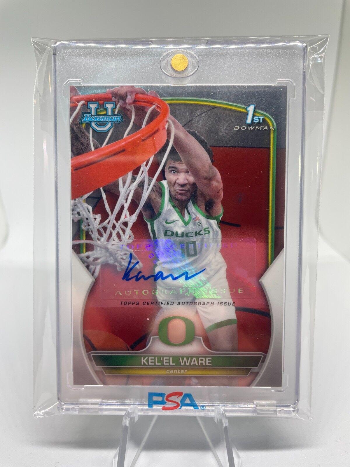 2022-23 Bowman University Chrome Kel'El Ware Rookie Auto #68