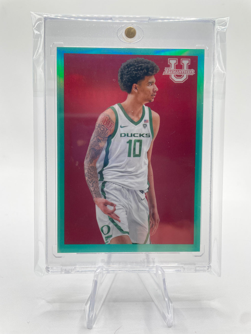 2022-23 Bowman University Chrome Kel'El Ware Throwback Aqua Refractor /150