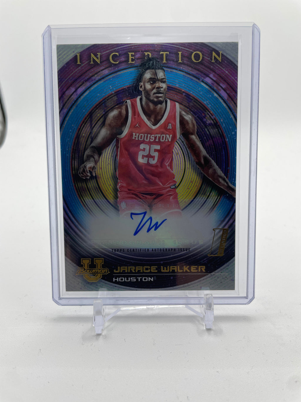 2022-23 Bowman University Inception Jarace Walker Base Rookie Auto
