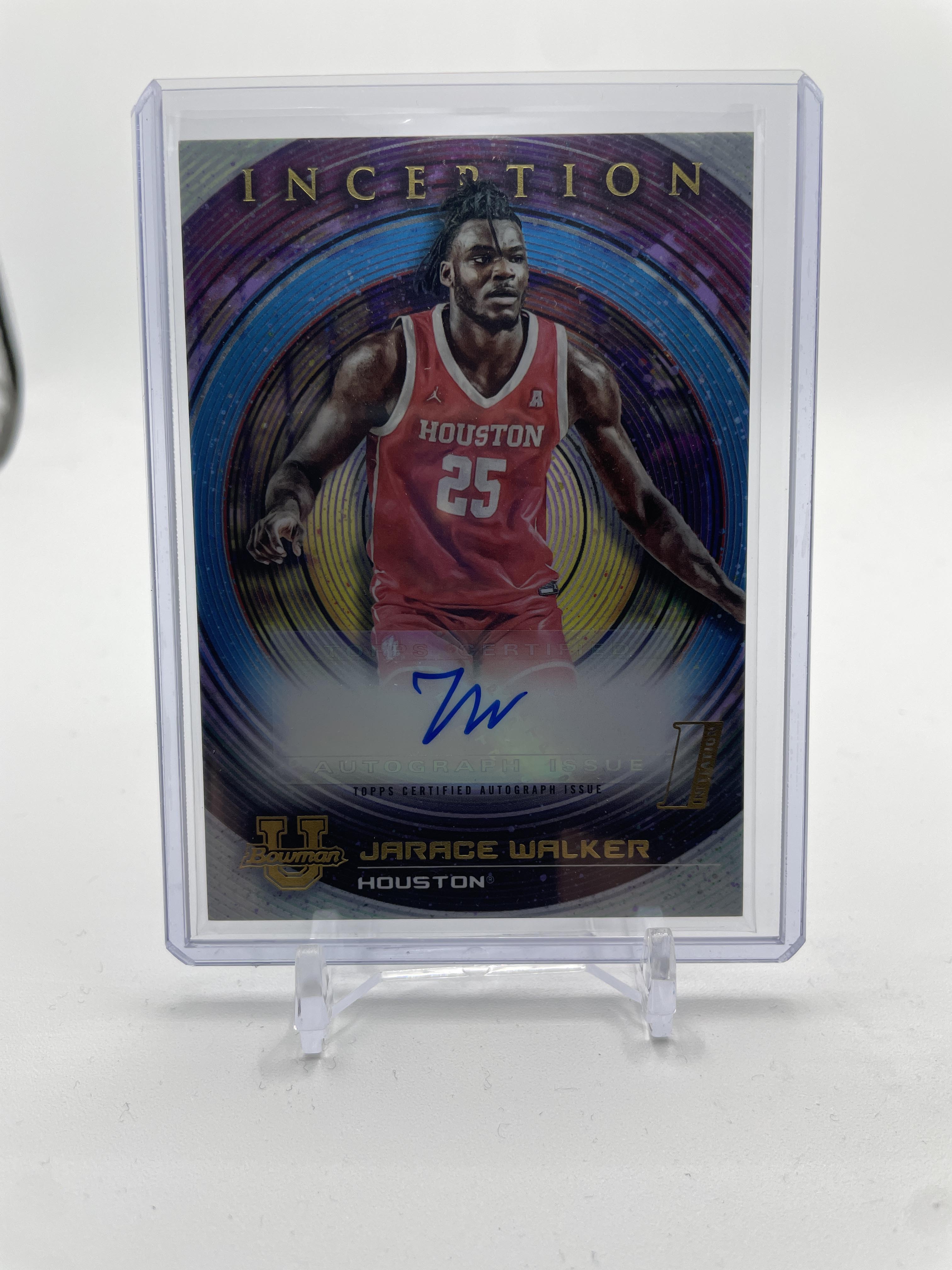 2022-23 Bowman University Inception Jarace Walker Base Rookie Auto