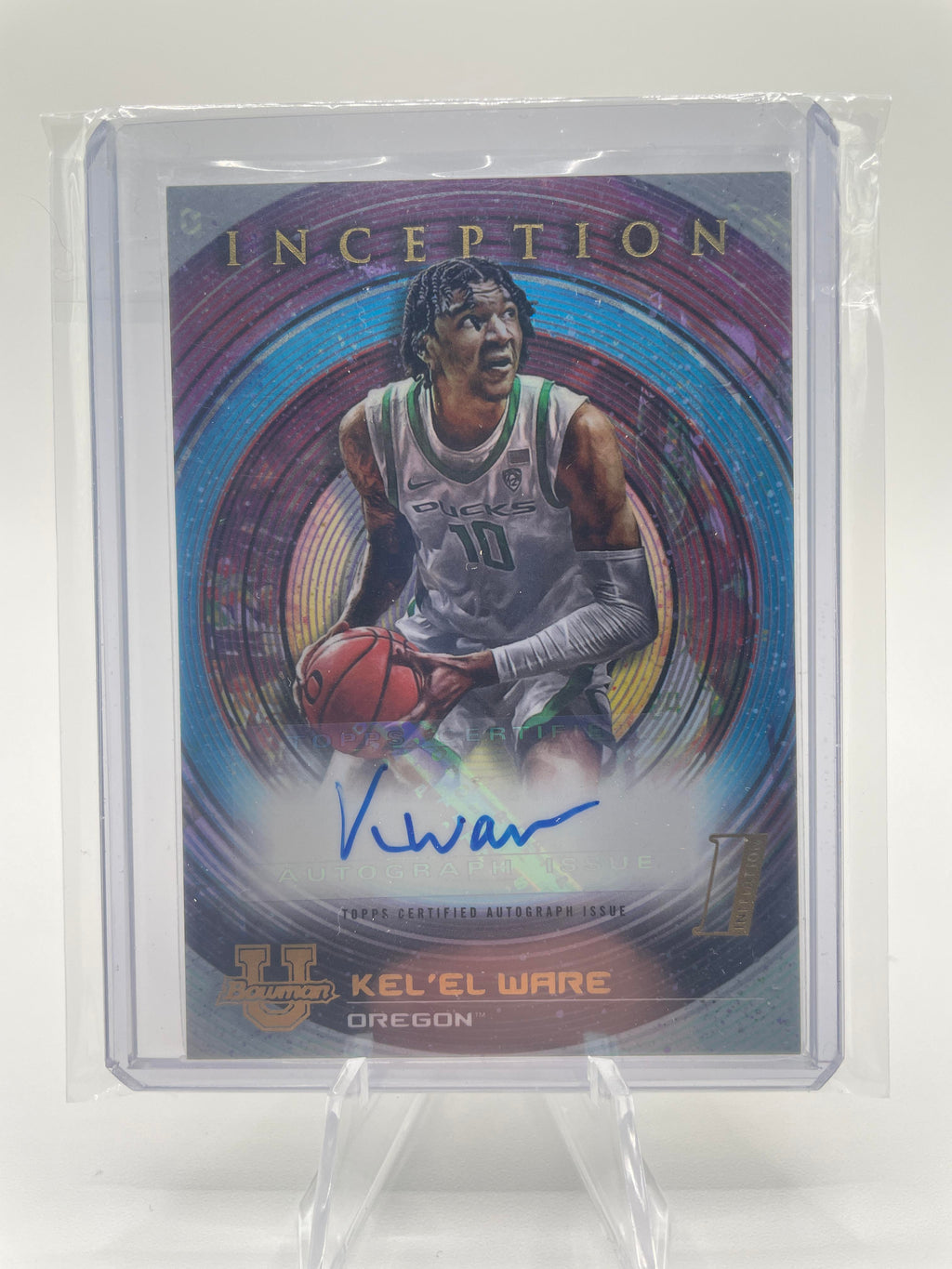 2022-23 Bowman University Inception Kel'El Ware Rookie Auto #BIA-KW