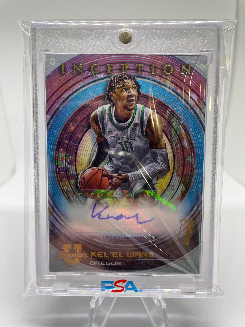 2022-23 Bowman University Inception Kel'El Ware Rookie Auto #BIA-KW