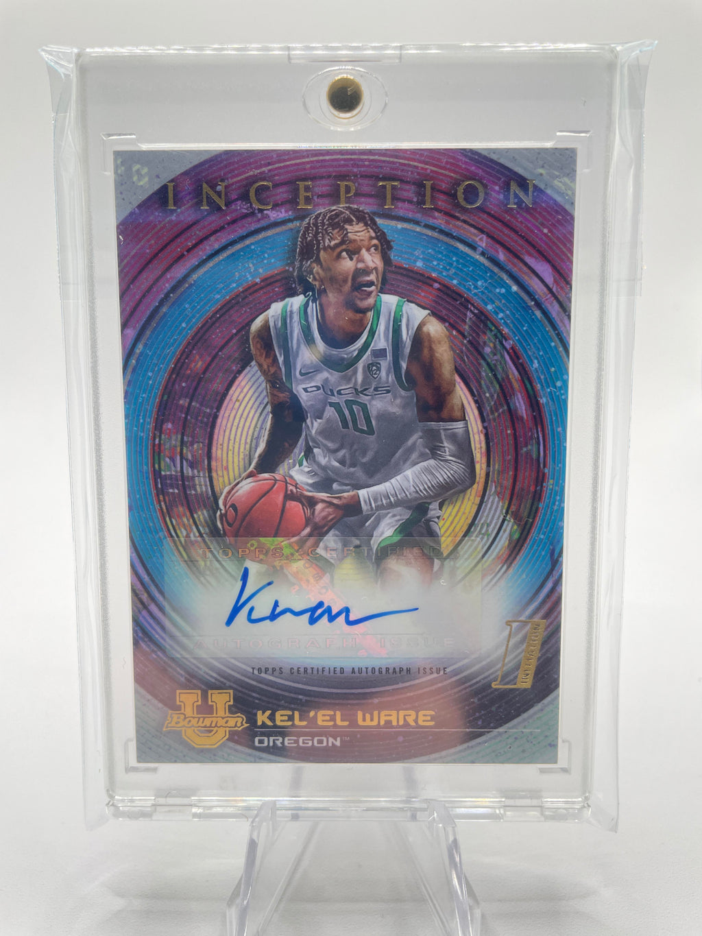 2022-23 Bowman University Inception Kel'El Ware Rookie Auto #BIA-KW