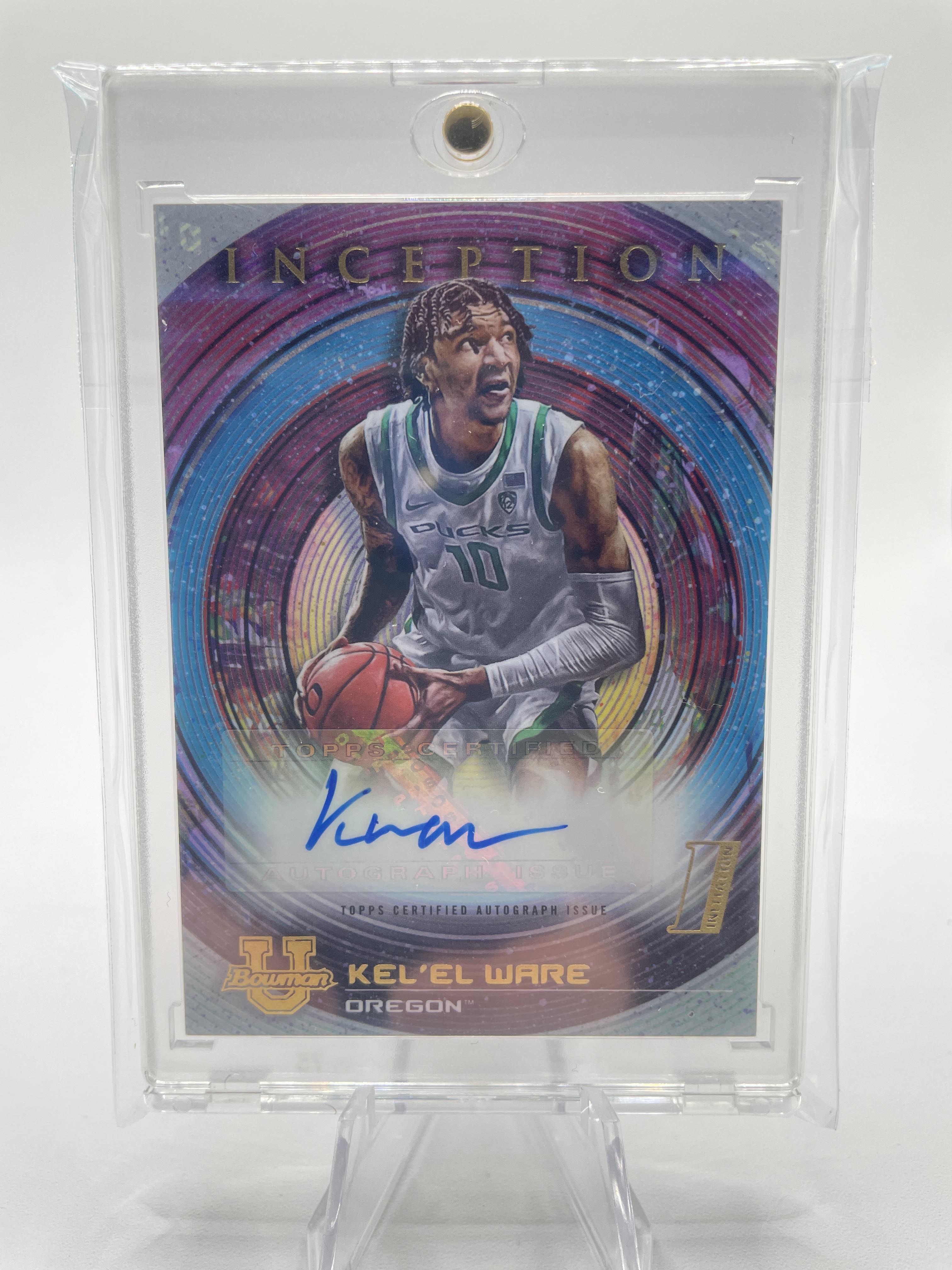 2022-23 Bowman University Inception Kel'El Ware Rookie Auto #BIA-KW