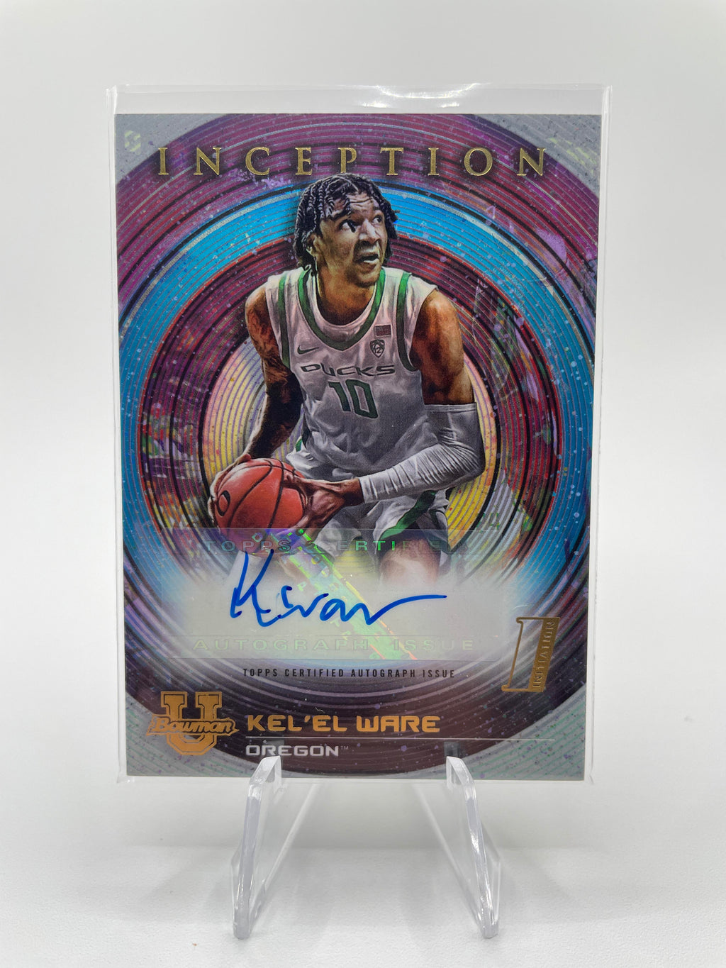 2022-23 Bowman University Inception Kel'El Ware Rookie Auto #BIA-KW