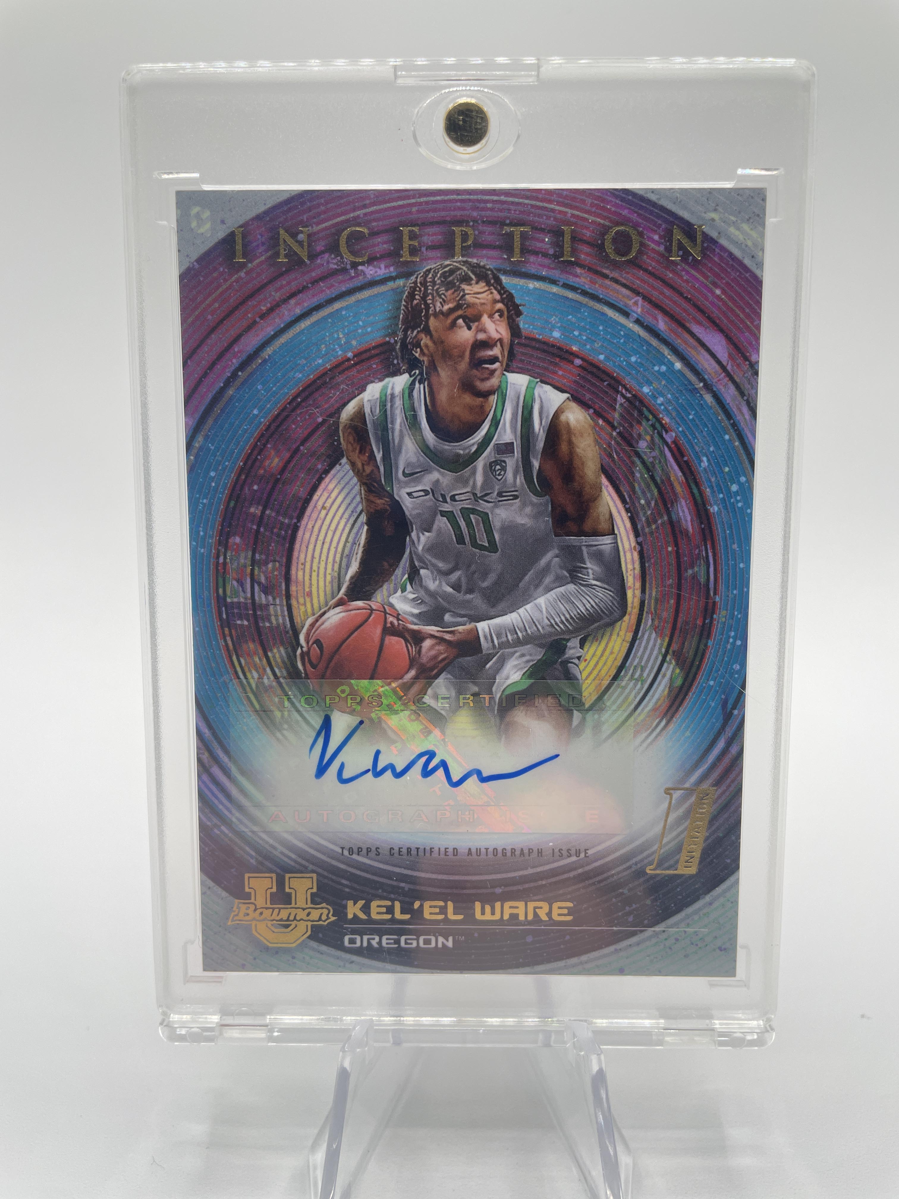2022-23 Bowman University Inception Kel'El Ware Rookie Auto #BIA-KW