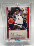 2022-23 Leaf Draft Naasir Cunningham Red Foil Rookie Auto /50