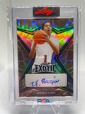 2022-23 Leaf Exotic Johnuel Fland Prismatic Giraffe Rookie Auto 1/4