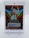 2022-23 Leaf Exotic Kel'El Ware Tiger Prizm Pre-Production Proof Rookie Auto 1/1