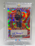 2022-23 Leaf Optichrome Johnuel Fland Red Crystal Rookie Auto /4