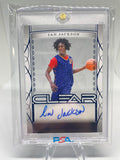 2022-23 Leaf Trinity Clear Ian Jackson Blue Holo Rookie Auto /30