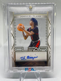 2022-23 Leaf Trinity Clear Johnuel Fland Gold Rookie Auto /35