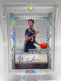 2022-23 Leaf Trinity Clear Naasir Cunningham Platinum Holo Rookie Auto /25