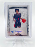 2022-23 Leaf Trinity Johnuel Fland Silver Rookie Auto /49