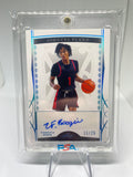 2022-23 Leaf Trinity Johnuel Fland Teal Rookie Auto /25