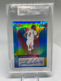 2022-23 Leaf Vivid Arterio Morris 1/1 Prismatic Teal Pre-Production Proof Auto