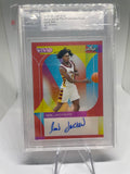 2022-23 Leaf Vivid Ian Jackson 1/1 Clear Red Pre-Production Proof Rookie Auto