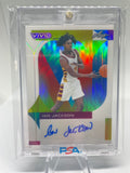 2022-23 Leaf Vivid Ian Jackson White Prizm Rookie Auto /25
