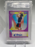 2022-23 Leaf Vivid Johnuel Fland 1/1 Clear Purple Production Proof Rookie Auto