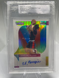 2022-23 Leaf Vivid Johnuel Fland 1/1 White Prizm Production Proof Rookie Auto