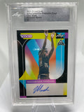 2022-23 Leaf Vivid Mackenzie Mgbako Clear Black Production Proof Rookie Auto 1/1