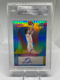 2022-23 Leaf Vivid Trentyn Flowers Prismatic Teal Production Proof Auto 1/1