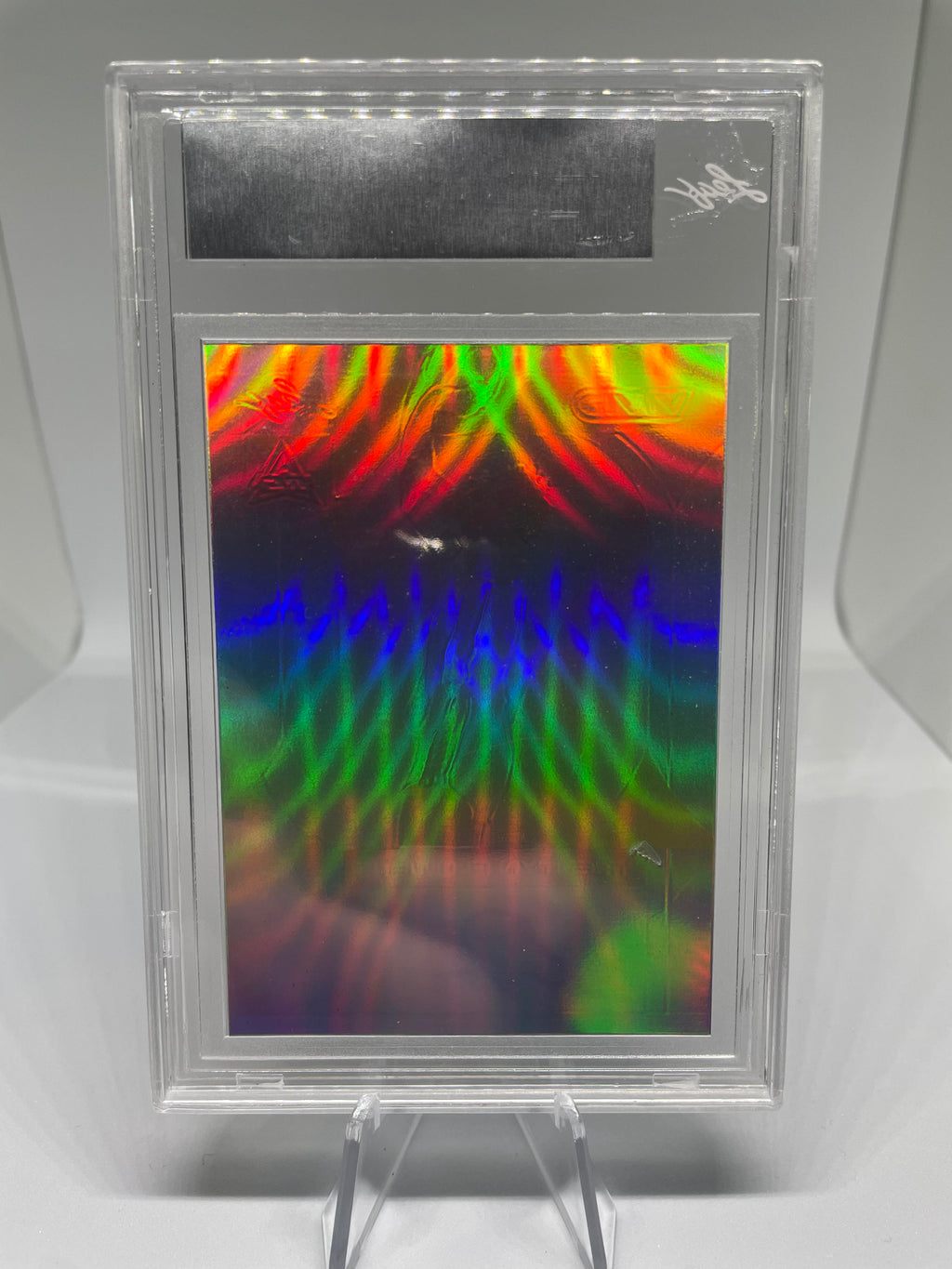 2022-23 Leaf Vivid Trentyn Flowers Prismatic Teal Production Proof Auto 1/1