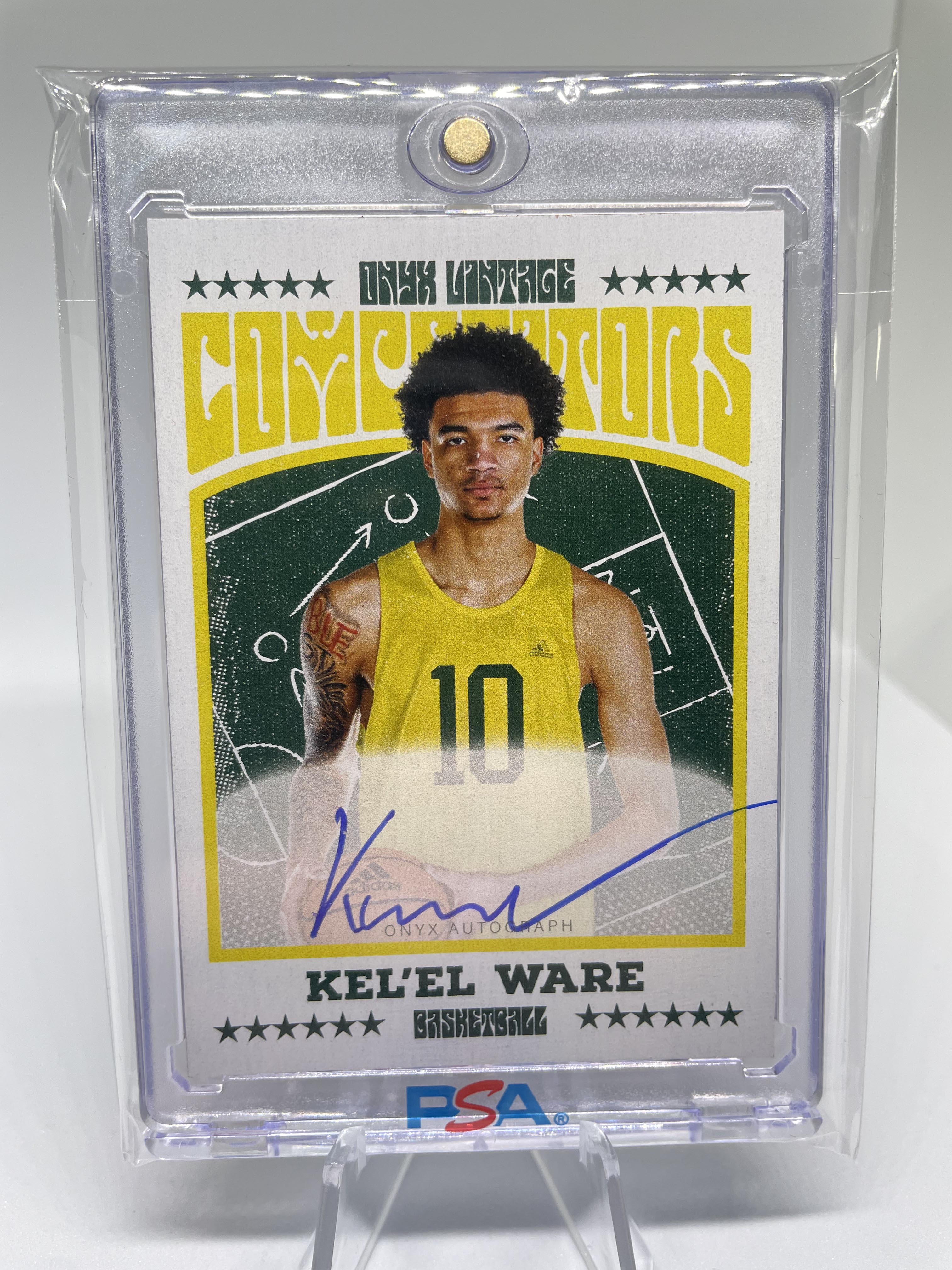 2022-23 Onyx Vintage Kel'el Ware Blue On-Card Rookie Auto /400
