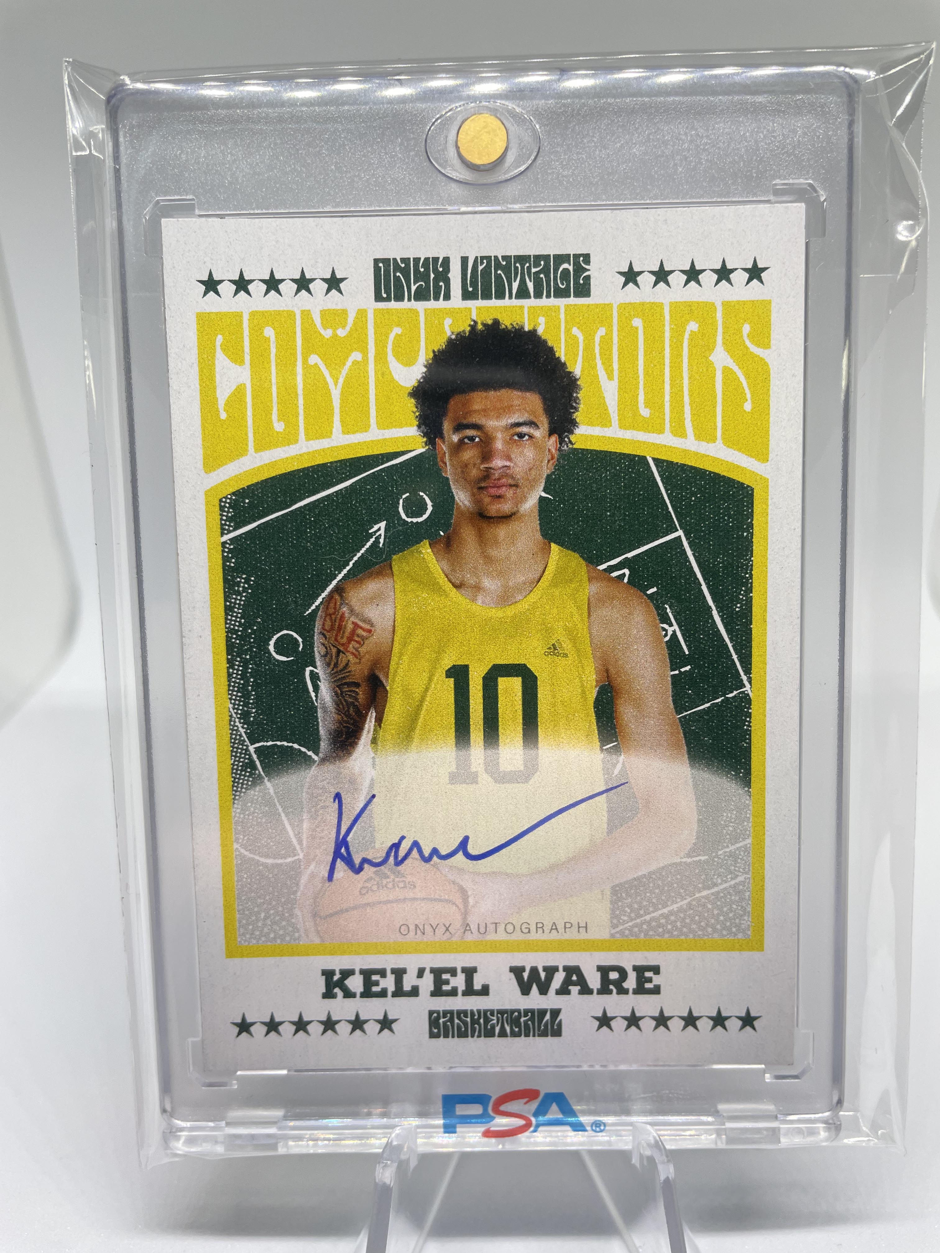 2022-23 Onyx Vintage Kel'el Ware Blue On-Card Rookie Auto /400