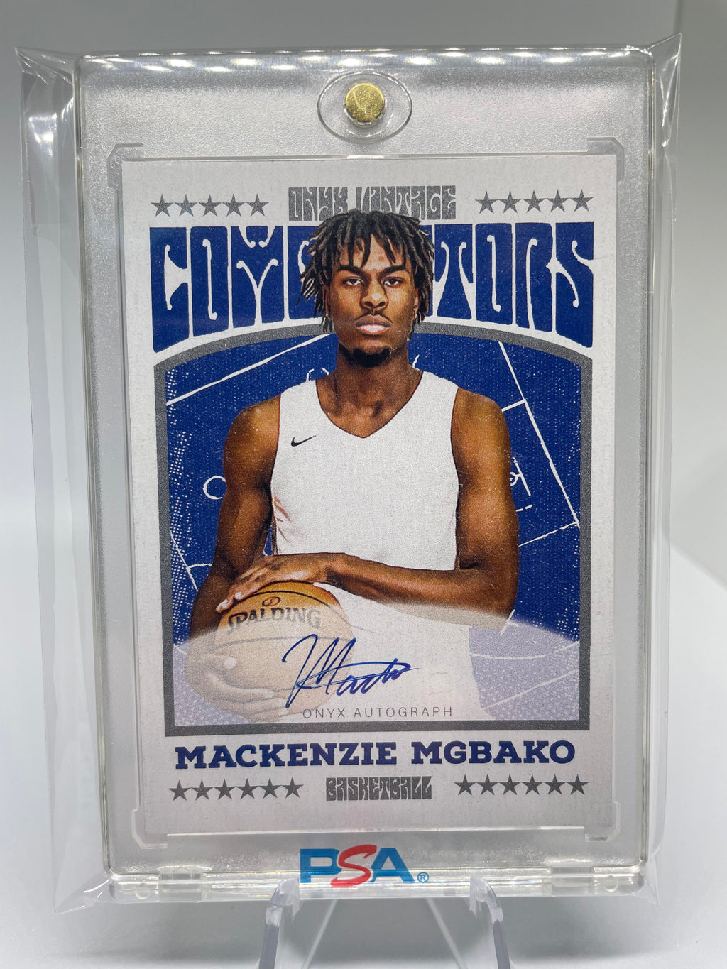 2022-23 Onyx Vintage Mackenzie Mgbako Blue Rookie Auto /400