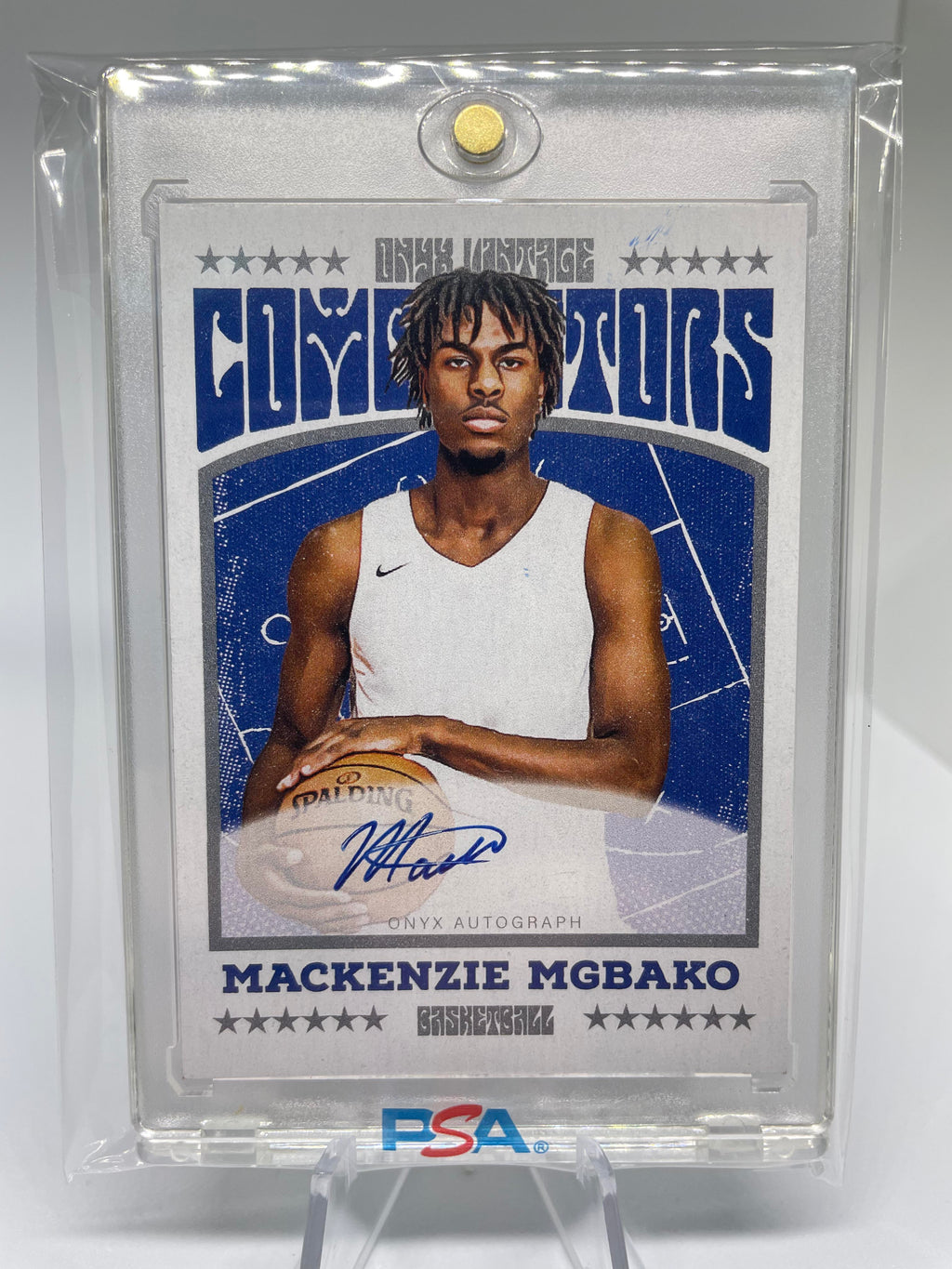 2022-23 Onyx Vintage Mackenzie Mgbako Blue Rookie Auto /400
