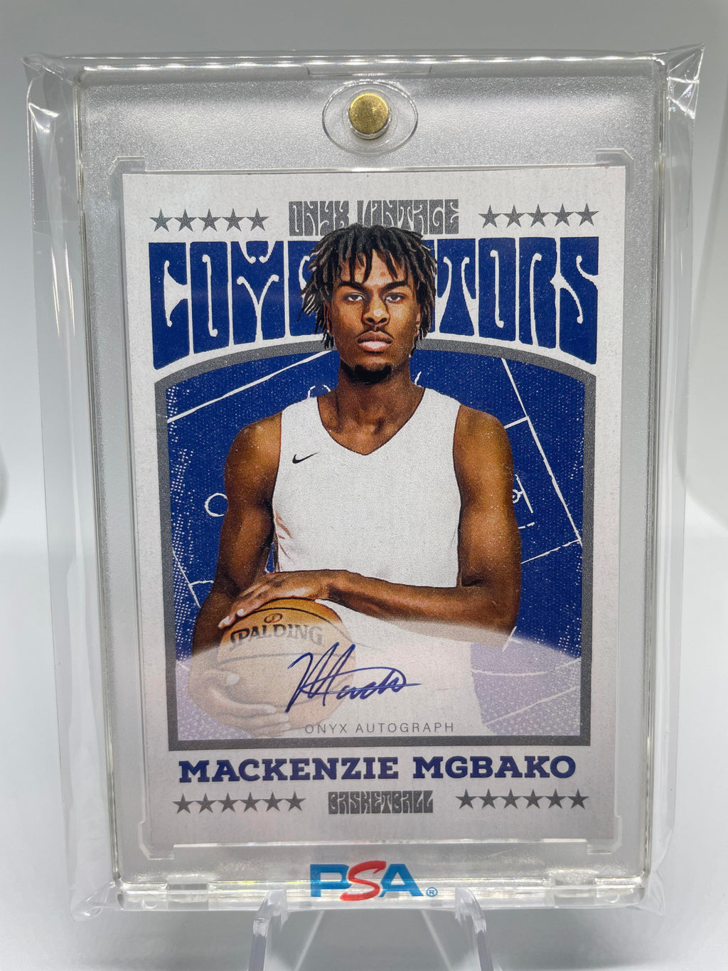 2022-23 Onyx Vintage Mackenzie Mgbako Blue Rookie Auto /400
