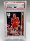 2022-23 Panini Chronicles Draft Jabari Smith Luminance Purple Rookie /49 PSA 9