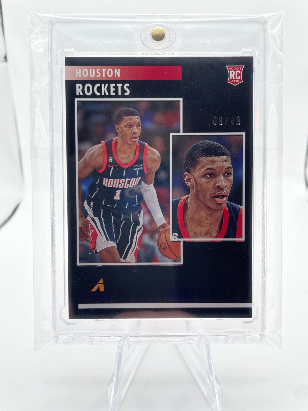 2022-23 Panini Chronicles Jabari Smith Jr Pinnacle Purple Parallel Rookie /49