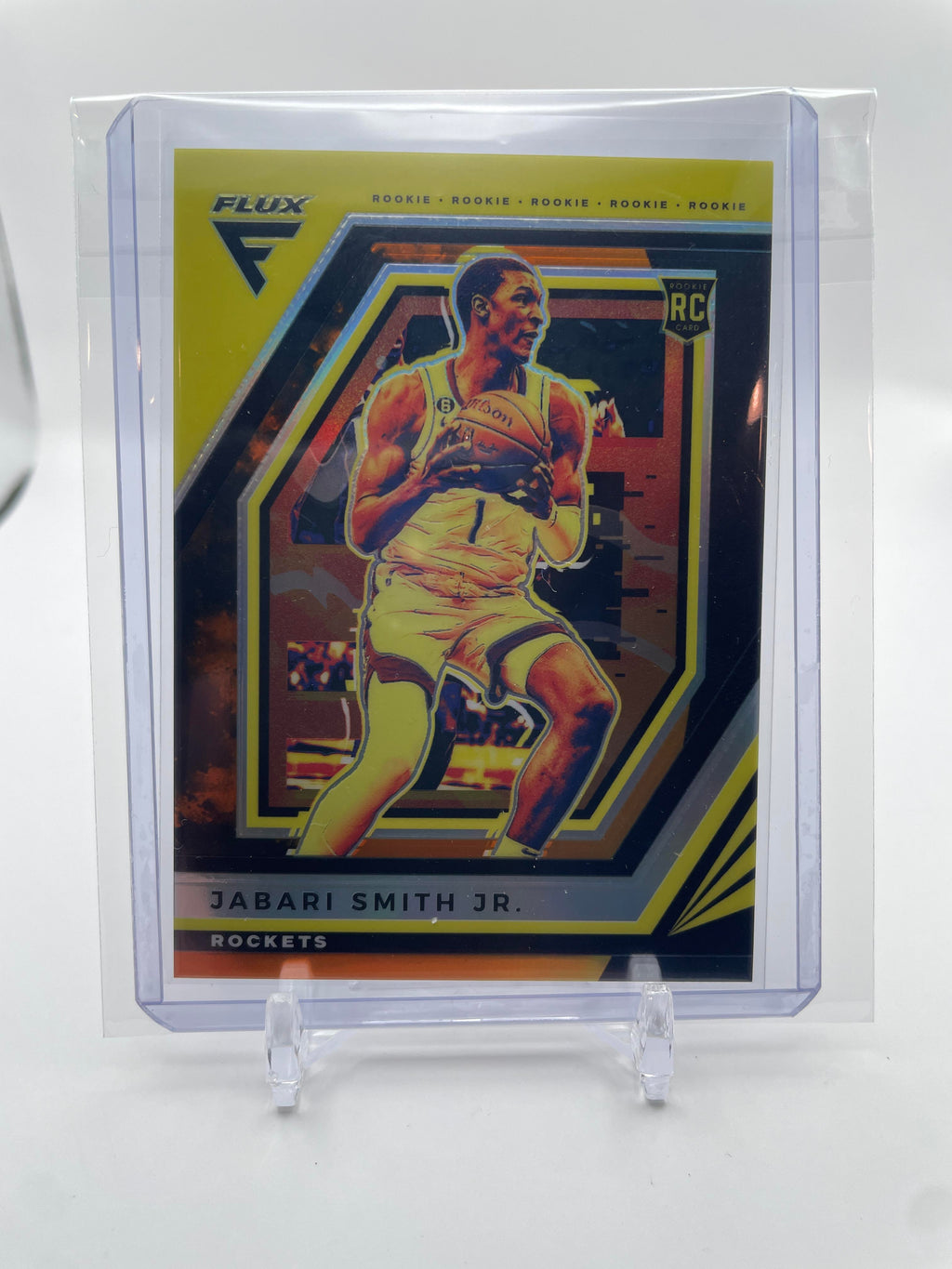 2022-23 Panini Flux Jabari Smith Black Prizm Rookie /49 #201