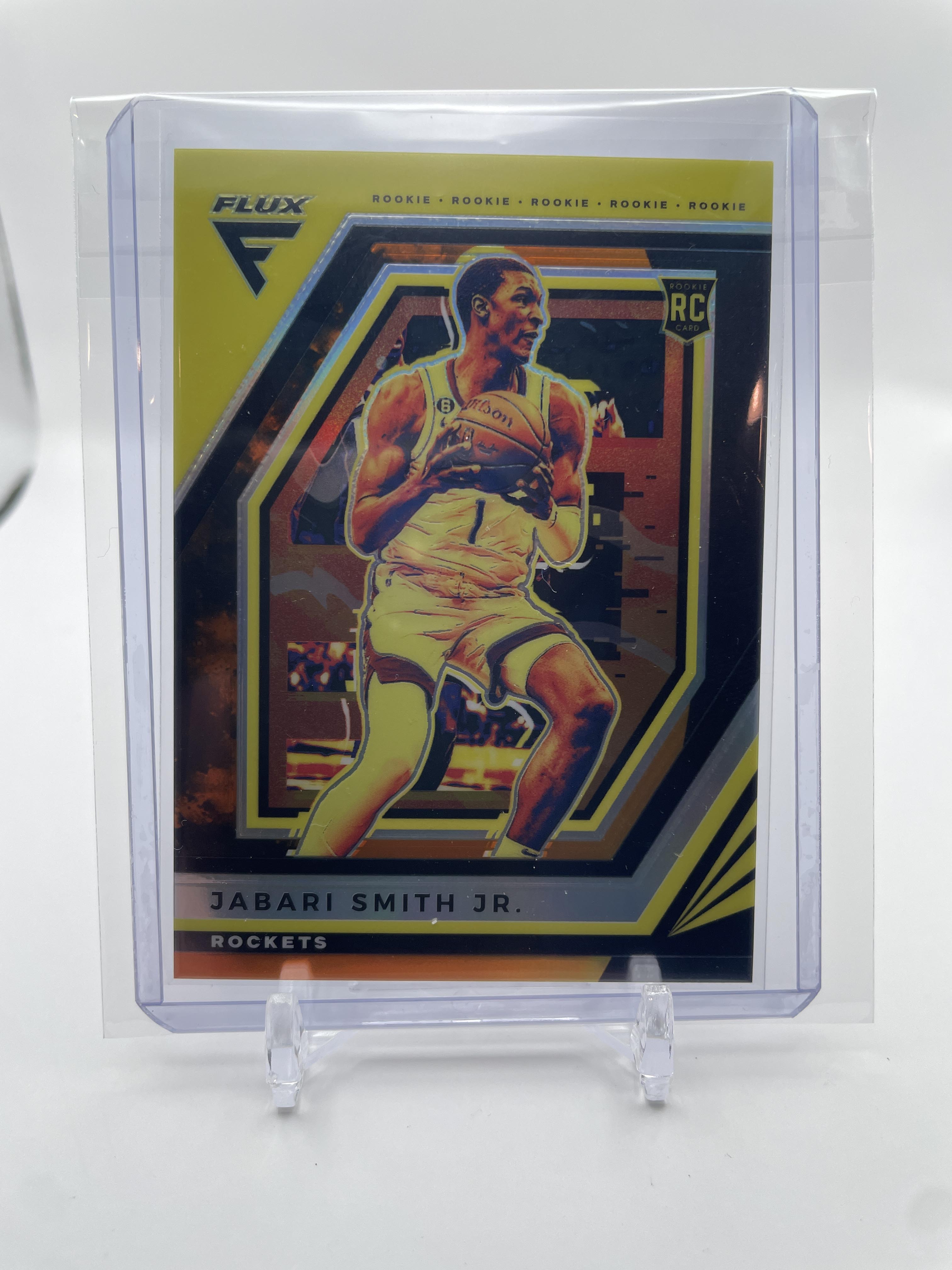 2022-23 Panini Flux Jabari Smith Black Prizm Rookie /49 #201
