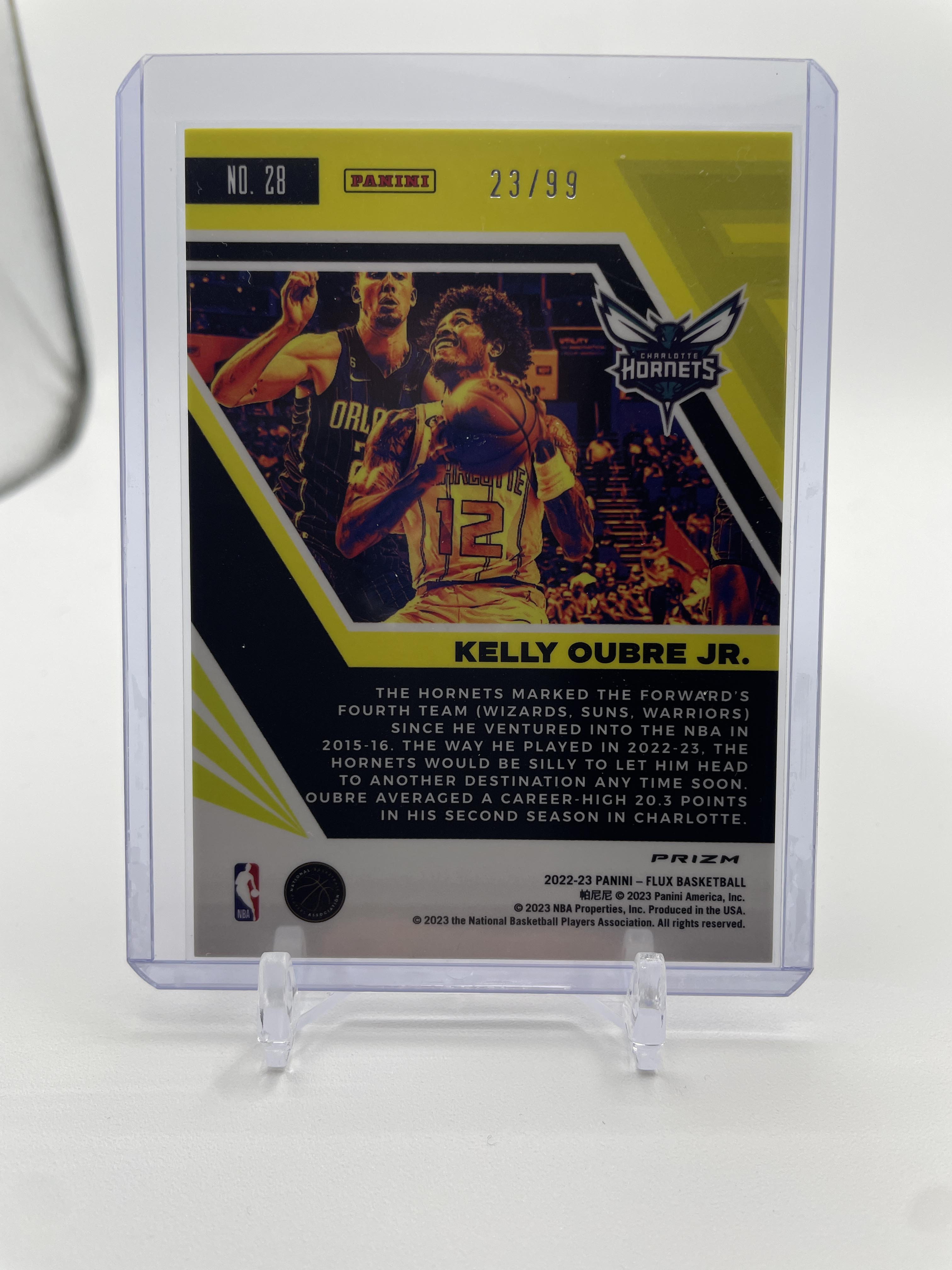 2022-23 Panini Flux Kelly Oubre Red Pulsar Prizm /99