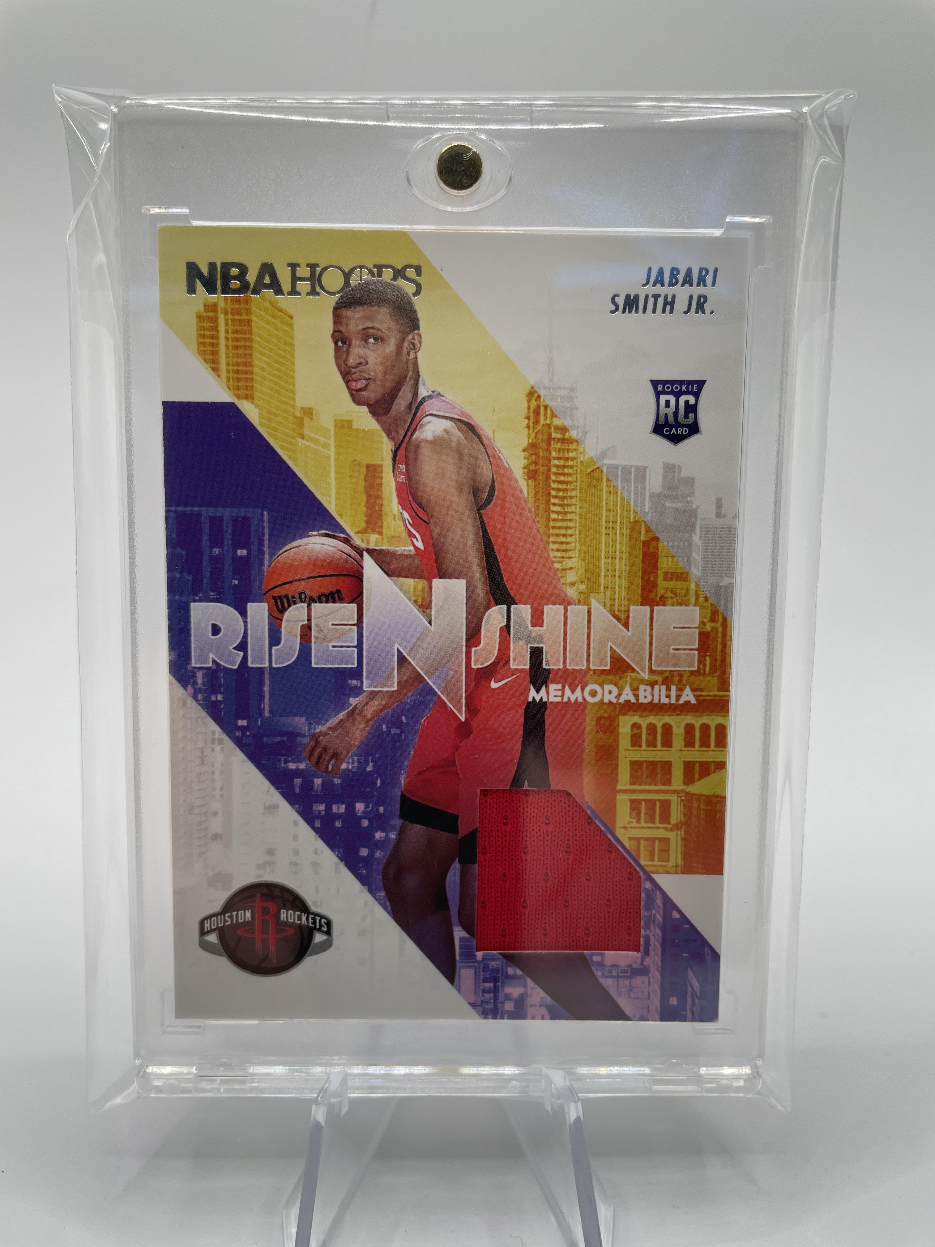 2022-23 Panini NBA Hoops Jabari Smith Jr. Rise N Shine Rookie Patch SP