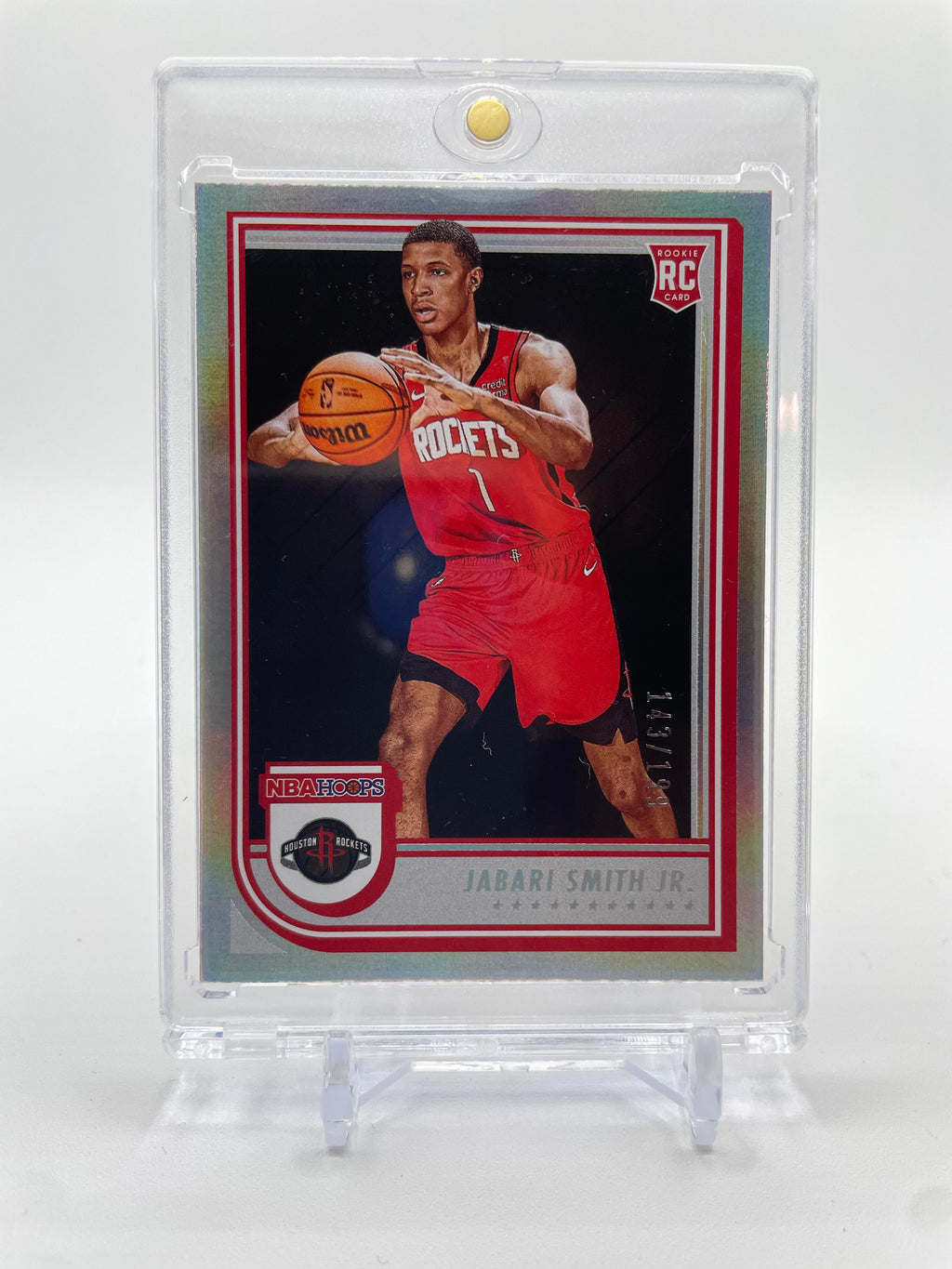 2022-23 Panini NBA Hoops Jabari Smith Jr. Silver Foil Rookie /199