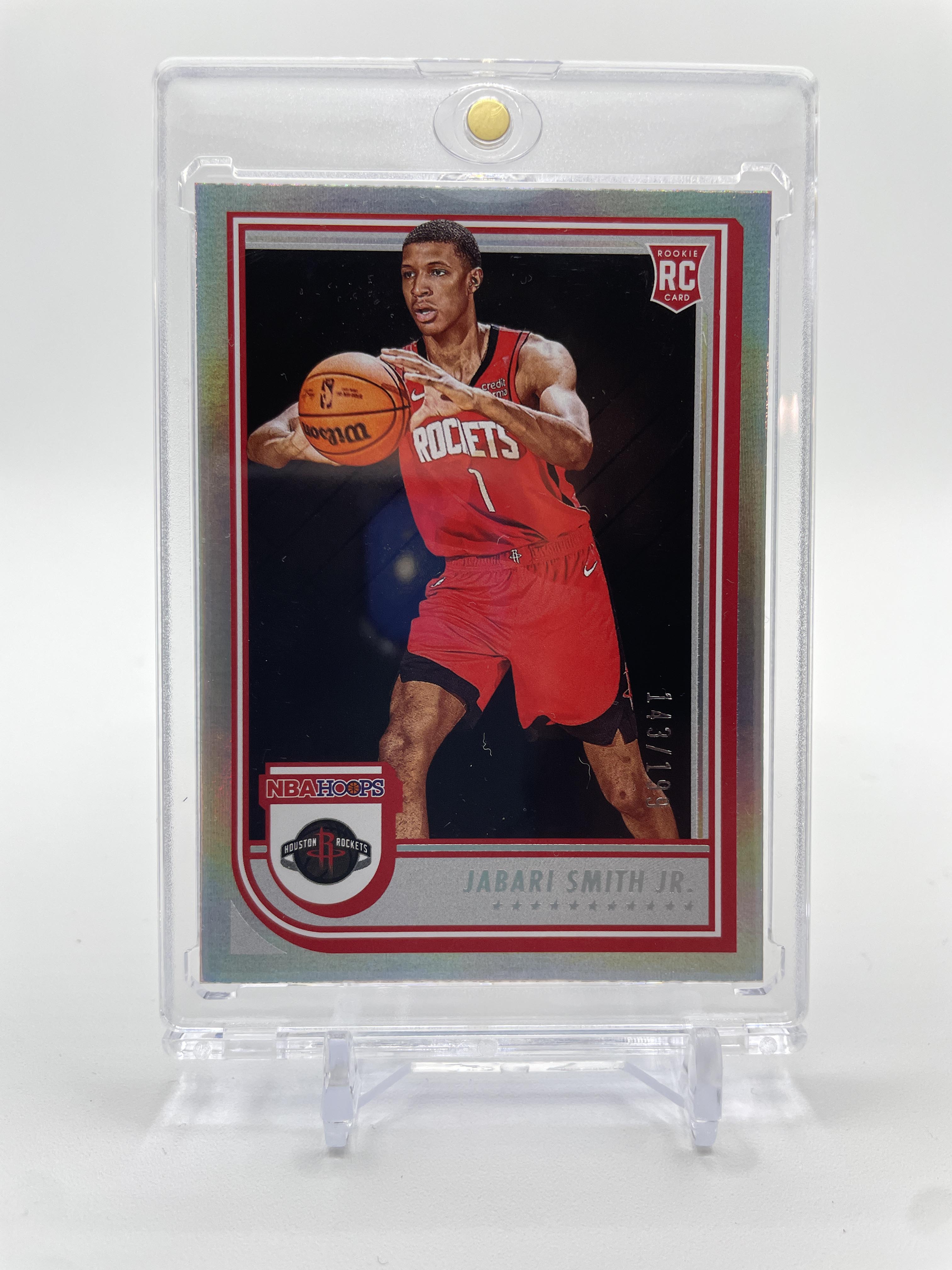 2022-23 Panini NBA Hoops Jabari Smith Jr. Silver Foil Rookie /199