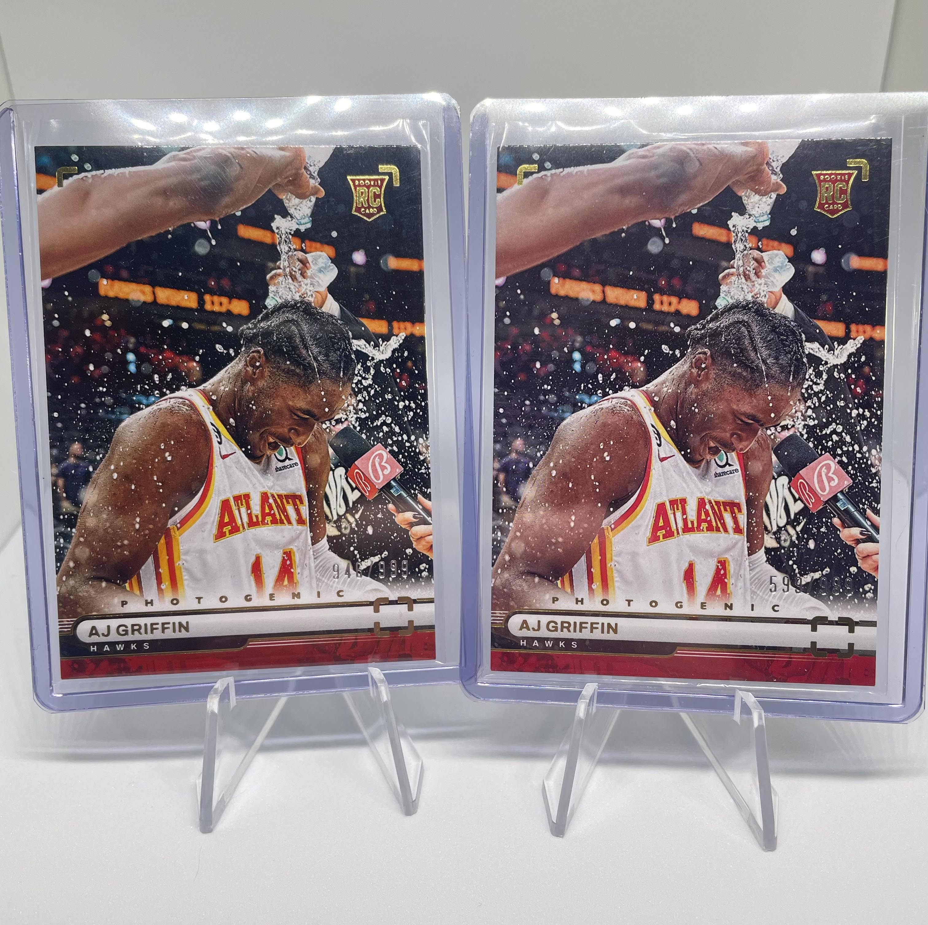 2022-23 Panini Photogenic AJ Griffin /999 Rookie SP Set (X2)