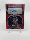 2022-23 Panini Prizm Draft Dillon Mitchell Sensational Choice Red Prizm Auto /40
