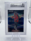 2022-23 Panini Prizm Draft Jabari Smith Jr. Brilliance Blue Shimmer RC /19 BGS 9