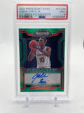 2022-23 Panini Prizm Draft Jabari Smith Jr. Green Pulsar Rookie Auto /25 PSA 9