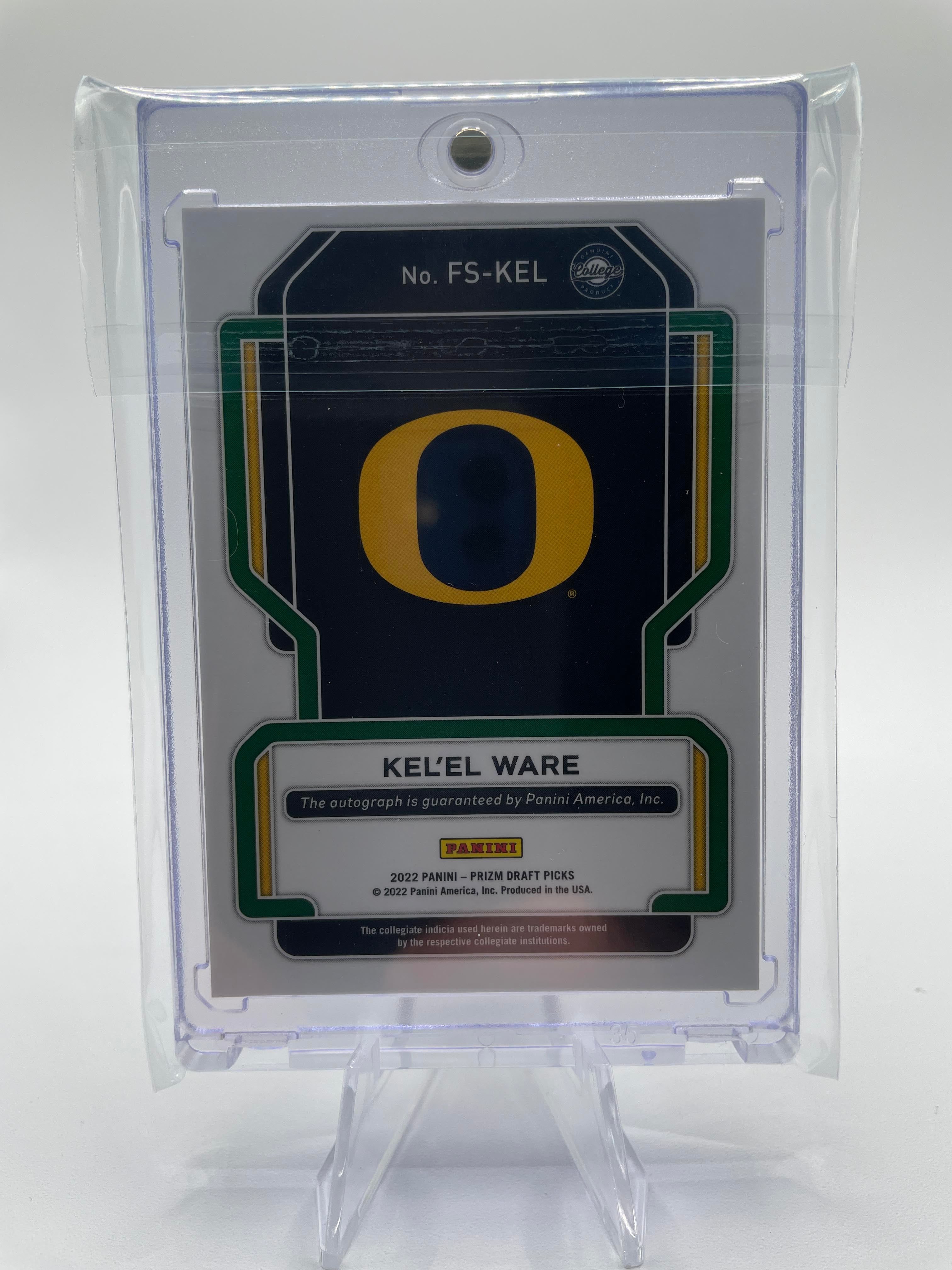 2022-23 Panini Prizm Draft Picks Kel'El Ware Rookie Auto #FS-KEL
