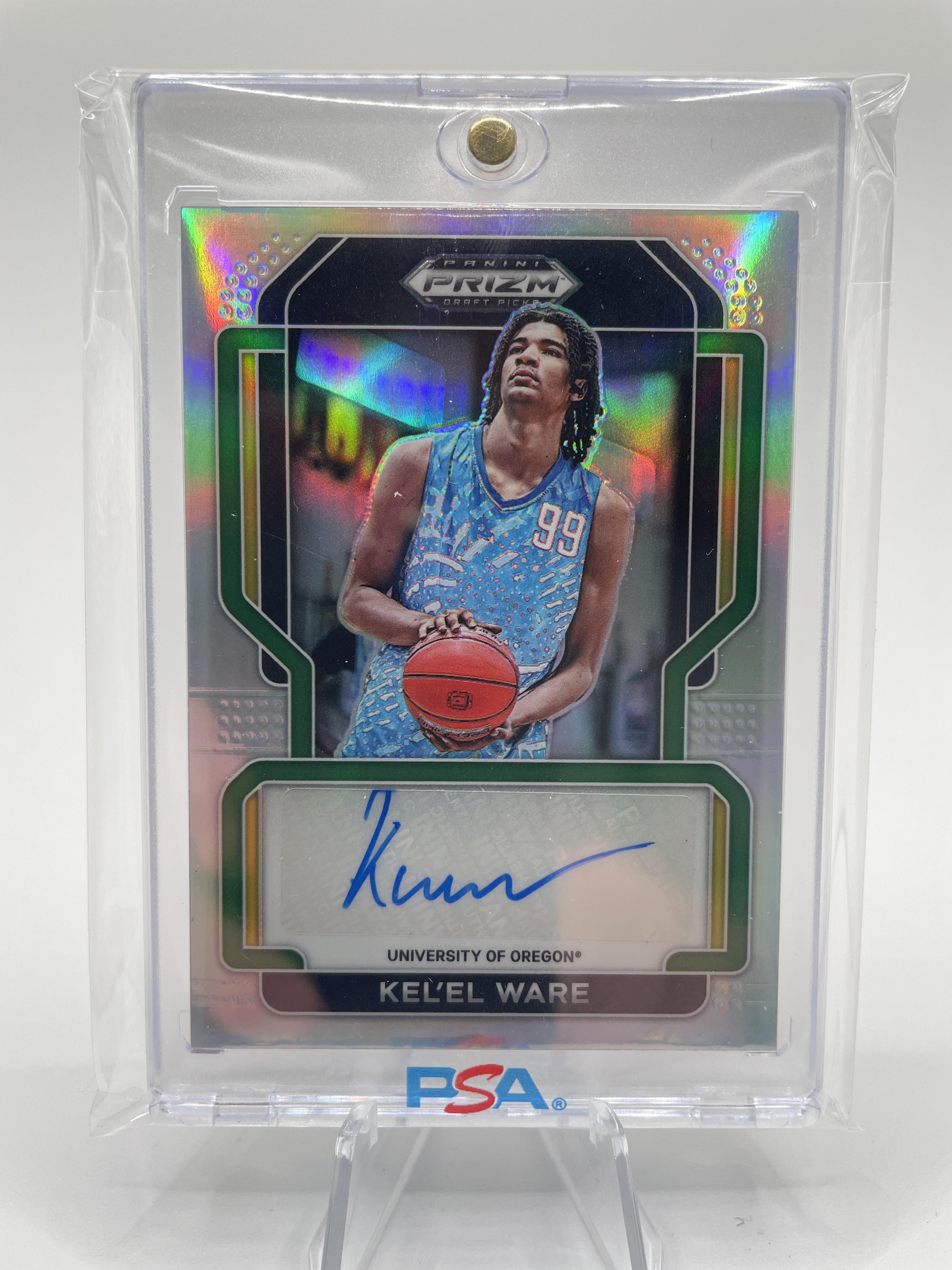 2022-23 Panini Prizm Draft Picks Kel'El Ware Silver Prizm Rookie Auto #FS-KEL
