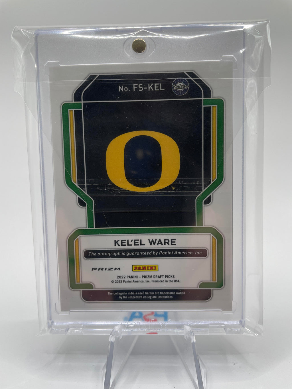 2022-23 Panini Prizm Draft Picks Kel'El Ware Silver Prizm Rookie Auto #FS-KEL