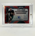 2022-23 Panini Prizm Draft Picks Kwame KJ Evans Pemanship Choice Red Auto /40