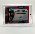 2022-23 Panini Prizm Draft Picks Kwame KJ Evans Pemanship Red Prizm Auto /199